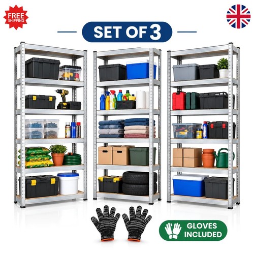 Pack tier metal shelving - 3,