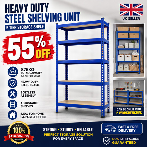 Garage racking tier - racking, shelving