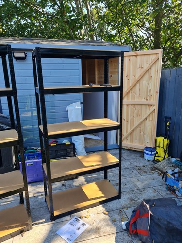 New tier garage shelving - tier,