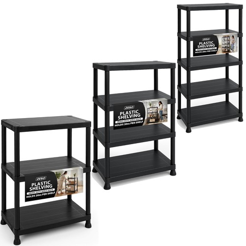 Tier plastic shelving - plastic,