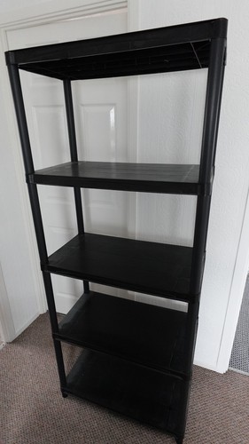 Tier plastic shelving - 5,