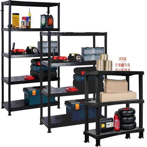 Tier plastic shelving - 3/4/5,