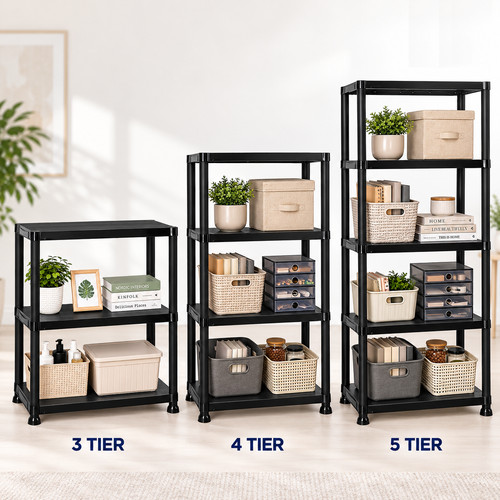 Plastic shelving unit 5 - plastic,