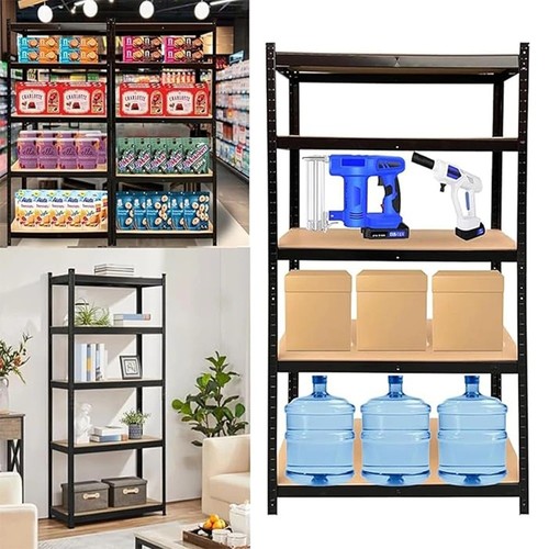 Tier metal storage shelving - 5,