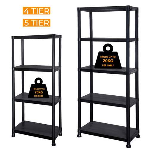 Tier plastic shelf storage - tier,