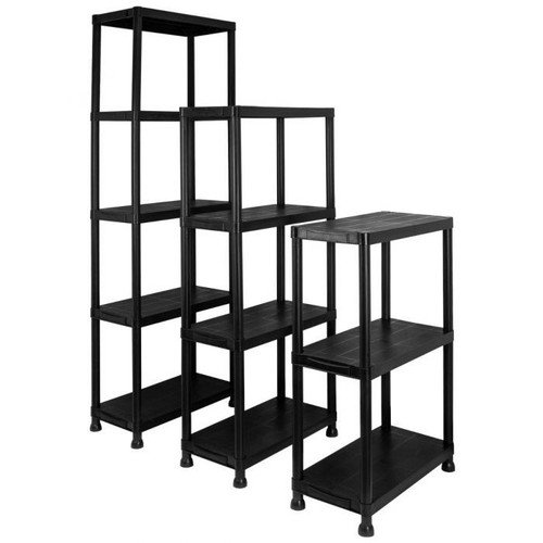 Garage storage shelves black - garage,